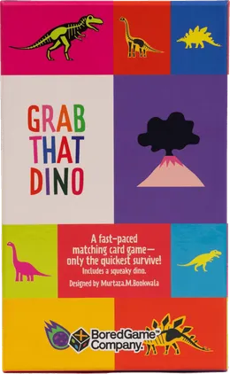Grab That Dino card game box