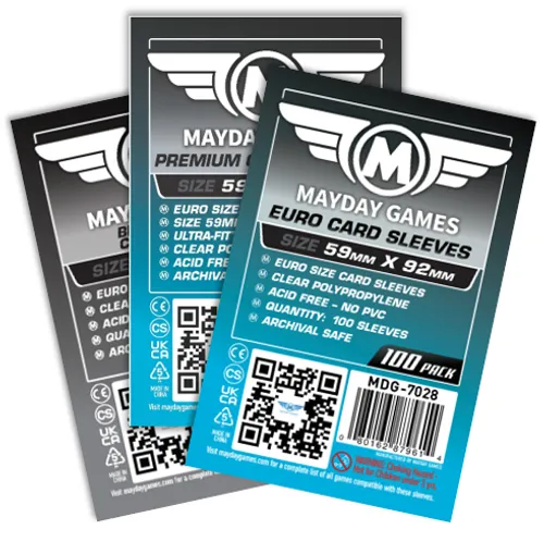 Euro Game Card Sleeves (59x92mm)