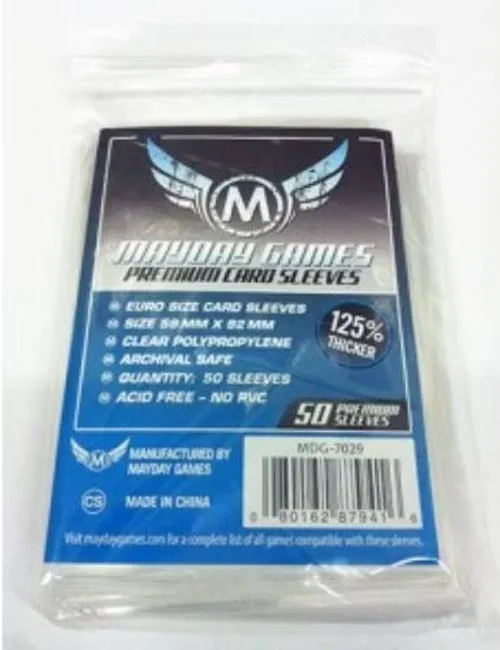 Euro Game Card Sleeves (59x92mm)