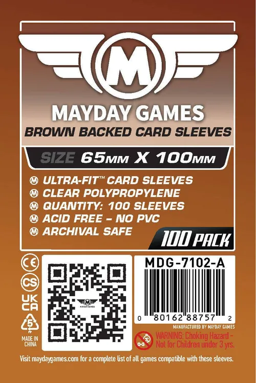"7 Wonders" Compatible Game Card Sleeves Magnum Ultra-Fit (65x100mm)