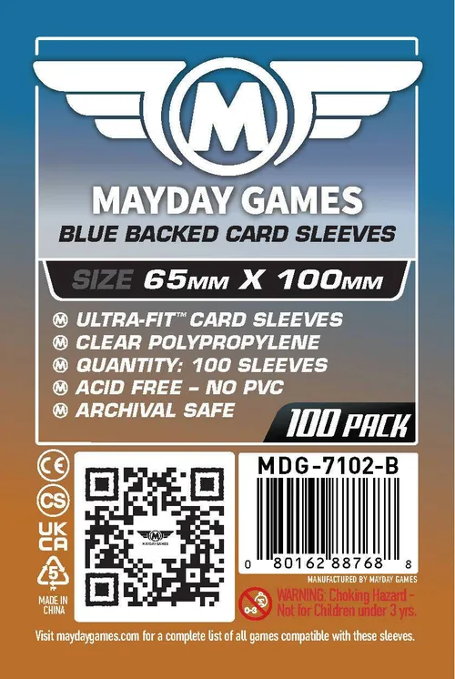 "7 Wonders" Compatible Game Card Sleeves Magnum Ultra-Fit (65x100mm)
