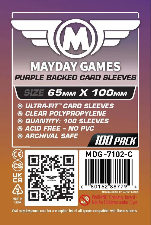 "7 Wonders" Compatible Game Card Sleeves Magnum Ultra-Fit (65x100mm)