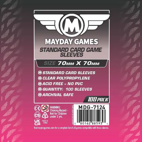 Square Small Card Sleeves (70x70mm)