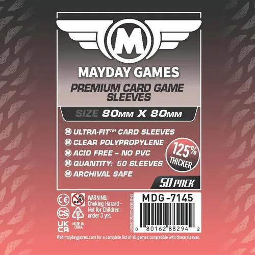 Square Medium Card Sleeves (80x80mm)