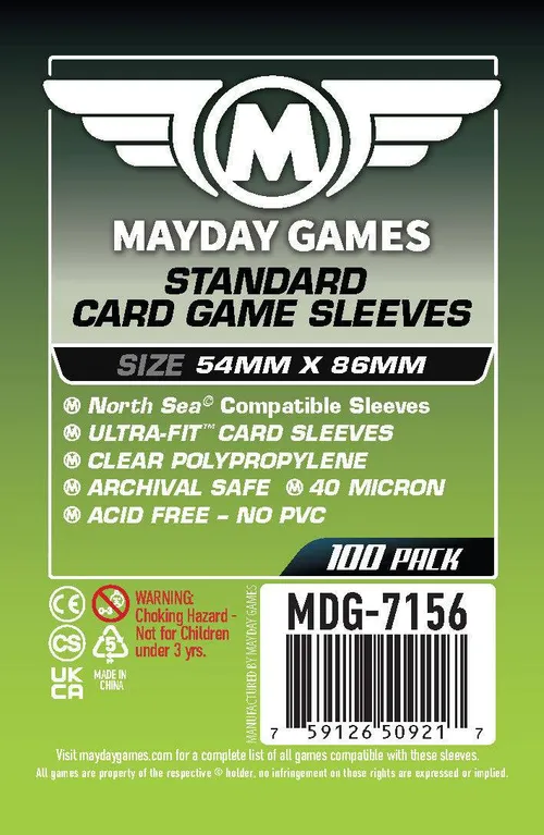 "North Sea" Compatible Sleeves (54x86mm)
