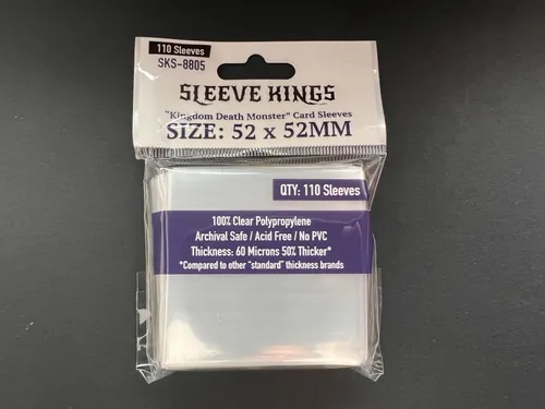 "Kingdom Death Monster" Game Card Sleeves (52x52mm)