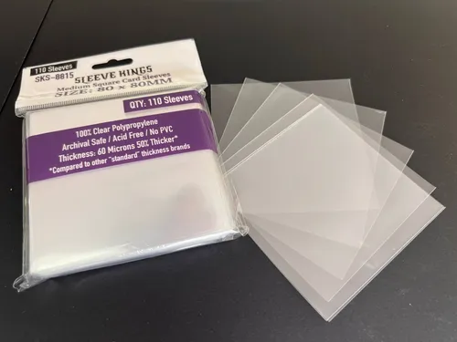 Medium Square Card Sleeves (80x80mm)