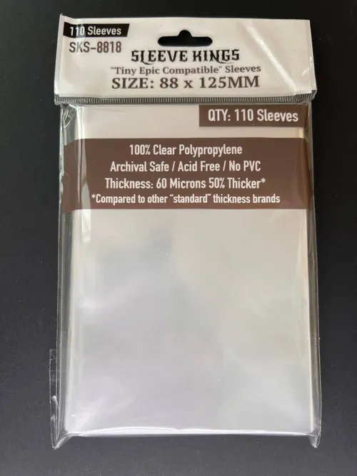 "Tiny Epic" Compatible Card Sleeves (88x125mm)