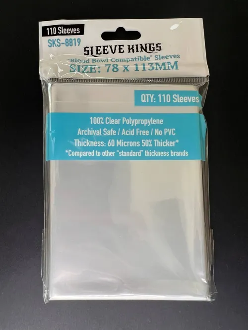"Blood Bowl" Compatible Sleeves (78x113mm)