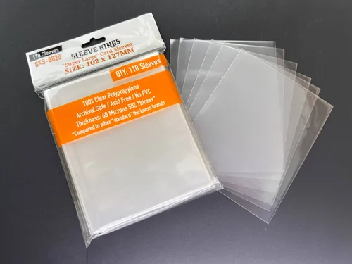Super Large Game Card Sleeves (102x127mm)