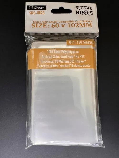 "Space Alert" Compatible Sleeves (60x102mm)