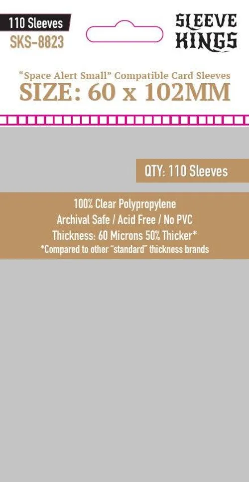 "Space Alert" Compatible Sleeves (60x102mm)