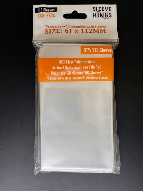"French Tarot" Card Sleeves (61x112mm)