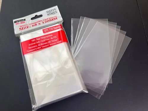 "Space Alert" Compatible Large Card Sleeves (67x103mm)