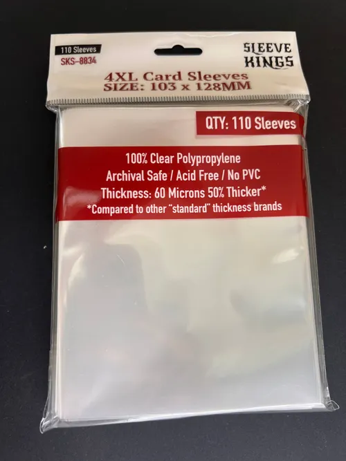 4XL Game Card Sleeves (103x128mm)
