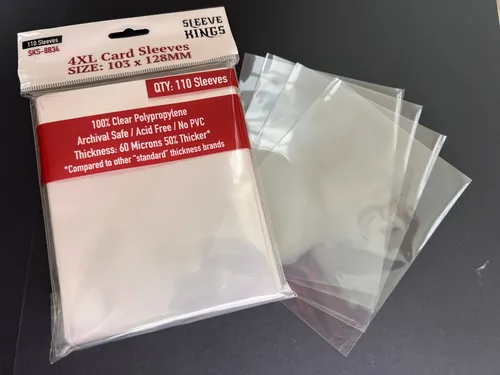 4XL Game Card Sleeves (103x128mm)