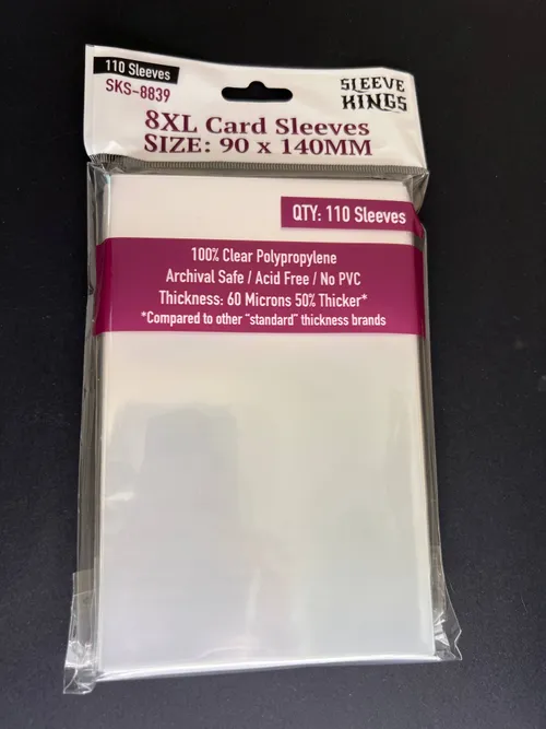 8XL Game Card Sleeves (90x140mm)