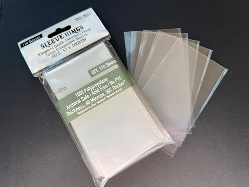 "Kingdom Death Gambler's Chest" Compatible Large Sleeves (57x100mm)