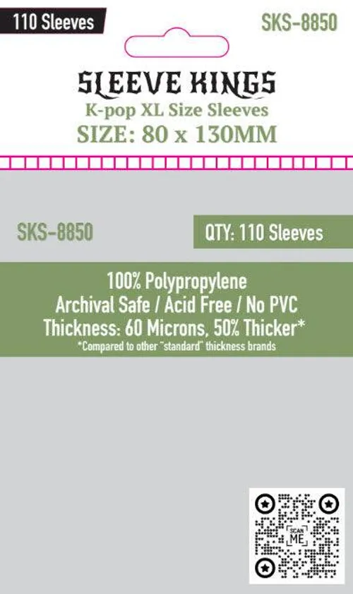 "Kpop XL" Size (80 x 130 MM)