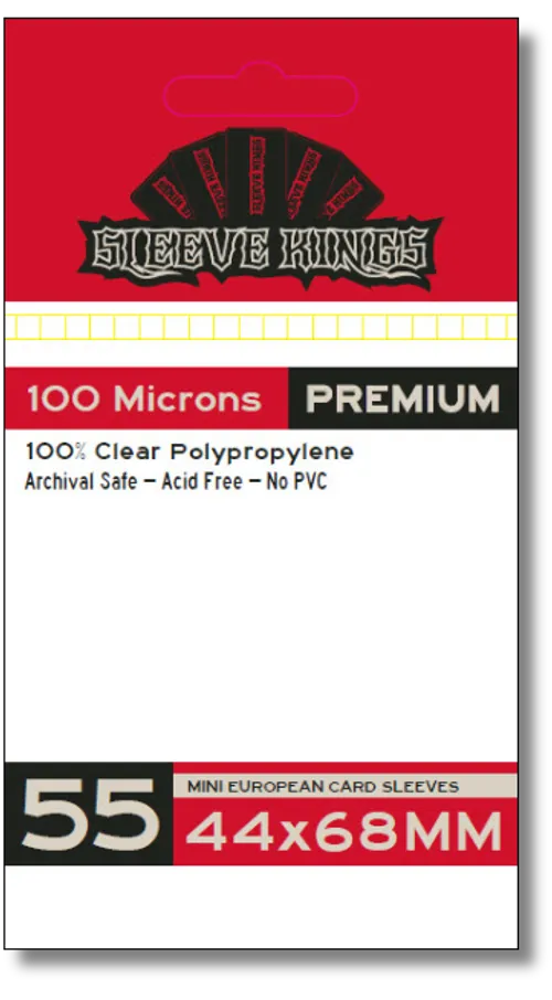 Mini European Card Sleeves (44x68mm)