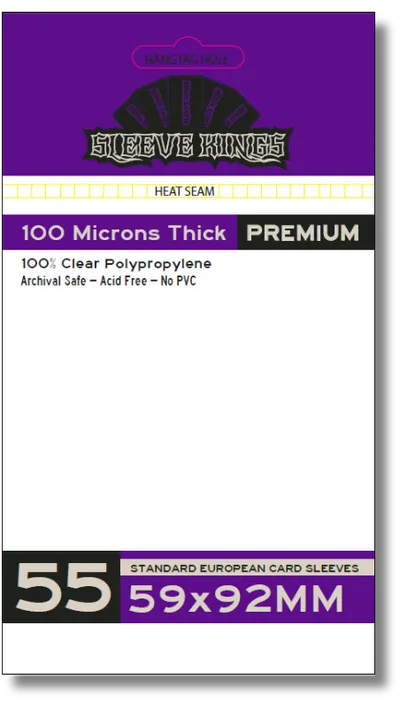 Sleeve Kings Standard European Card Sleeves (59x92mm)