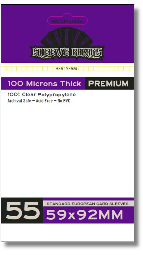 Standard European Card Sleeves (59x92mm)