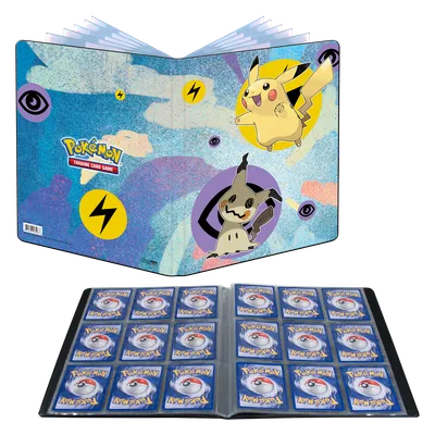 Pikachu & Mimikyu 9-Pocket Portfolio for Pokémon
