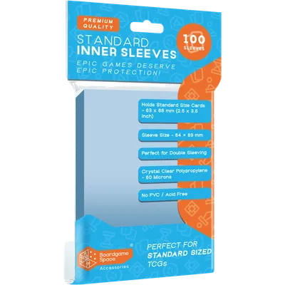 BGS Standard Inner Sleeves (63×88mm)