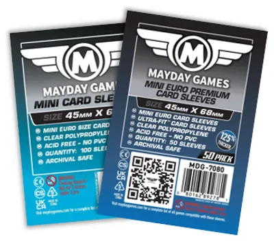 Mayday Mini Euro Card Sleeves (45x68mm)
