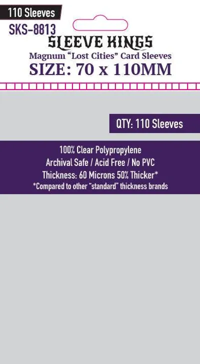 Sleeve Kings "Lost Cities" Magnum Card Sleeves (70x110mm)