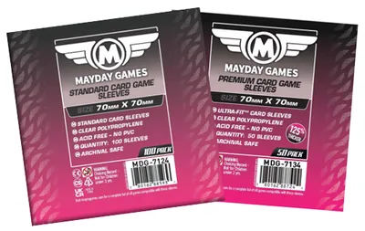 Mayday Square Small Card Sleeves (70x70mm)