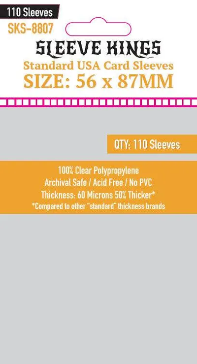 Sleeve Kings Sleeve Kings Standard USA Card Sleeves (56x87mm)
